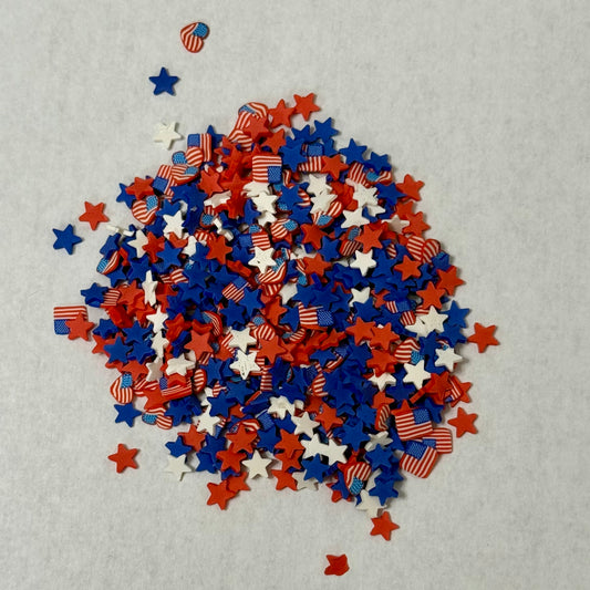 Heart Flags and Stars